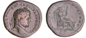 Caracalla - Sesterce (210-213 - Rome) - La Sécurité