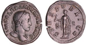 Alexandre Sévère - Sesterce (232, Rome) - L'Espérance