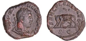 Philippe 1er - Sesterce (248, Rome) - Louve