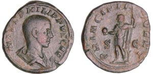 Philippe II - Sesterce (245-246, Rome)