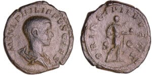 Philippe II - Sesterce (245-246, Rome)