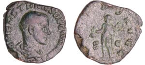 Hérennius - Sesterce  (251, Rome) - Mercure