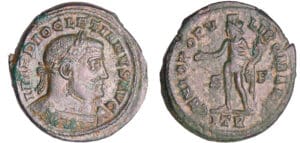 Dioclétien - Follis (Trèves)