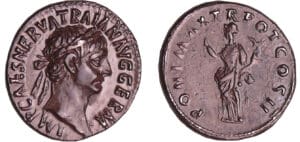 Trajan - Denier (98, Rome) - La Paix