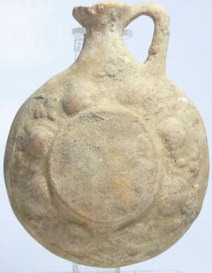 Romain - Empire d'Orient - Flasque en terre cuite - 100 / 200 ap. J.-C.