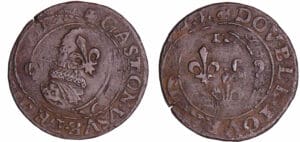Dombes - Gaston d'Orléans - Double tournois Double frappe