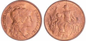 Troisième république (1871-1940) - 10 centimes Dupuis 1898
