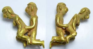 Précolombien - Civilisation Tairona ou Kogi - Statuette érotique - 1000 / 1600 ap. J.-C.