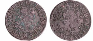 Principauté d'Orange - Frédéric-Henri - Double tournois 1632 (Orange)