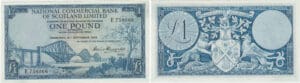 Ecosse - National commercial bank ofScotland, 1 pound, 16th September 1959