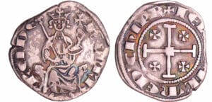 Chypre - Henri II - 1/2 gros de Jérusalem (Nicosie)