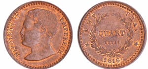 Napoléon II - 1/4 franc 1816 Essai