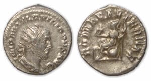 Philippe 1er - Antoninien - (245-247, Rome) Rome assise