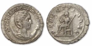 Otacilie - Antoninien (244-245, Rome) La Pudeur