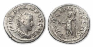 Philippe II - Antoninien (245-246, Rome) Philippe II debout