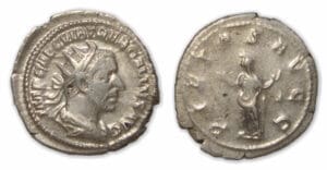 Trébonien Galle - Antoninien (252, Milan) La Piété