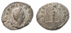 Salonine - Antoninien 259-260, Cologne) Temple