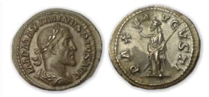 Maximin 1er - Denier (325-236, Rome) La Paix
