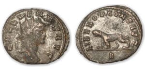 Gallien - Antoninien (267-268, Rome) Panthère