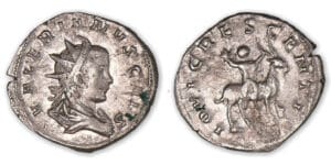 Valérien II - Antoninien (257-258, Cologne) Chèvre.