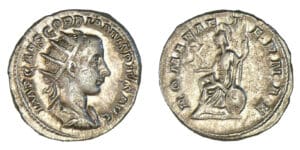 Gordien III - Antoninien (239, Rome) Rome assise