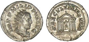 Philippe 1er - Antoninien (248, Rome) Temple
