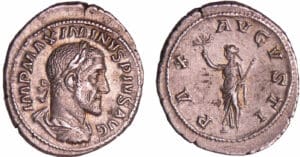 Maximin 1er - Denier (325-6, Rome) - La Paix