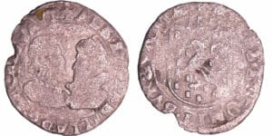 Franche-Comté - Albert et Isabelle - Double denier 16xx (Dole)