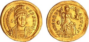 Honorius - Solidus (403-408, Constantinople)
