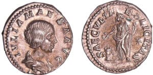 Julia Maésa - Denier (218-220, Rome) - La Félicité