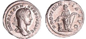 Alexandre Sévère - Denier (232, Rome) - La Prévoyance