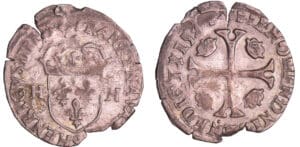 Henri IV (1589-1610) - Douzain - 1er type - 1594 S (Troyes)