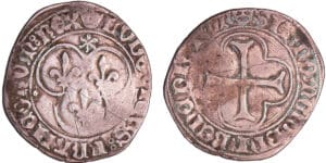 Louis XI (1461-1483) - Blanc au soleil - Tournai