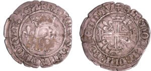 Charles VIII (1483-1498) - Karolus ou dizain (11 septembre 1488) - Tours