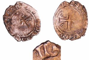 Charles VIII (1483-1498) - Liard au dauphin - 2ème émission - Villefranche-de-Rouergue