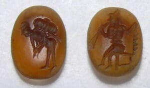 Renaissance - Lot de 2 intailles en pierre