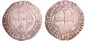 Louis XI (1461-1483) - Blanc au soleil - Montpellier