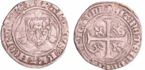 Charles VII (1422-1461) - Blanc à la couronne - Paris