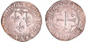 Charles VIII (1483-1498) - Blanc au soleil (11 septembre 1483)