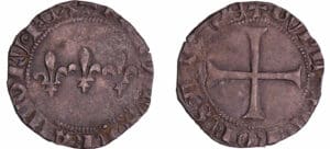 Charles VII (1422-1461) - Double tournois - Poitiers