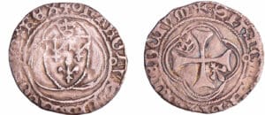 Charles VII (1422-1461) - Petit blanc à la couronne - Toulouse