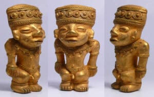 Précolombien - Civilisation Tairone ou Kogi - Dignitaire - 1000 / 1600 ap. J.-C.