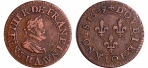 Henri IV (1589-1610) - Double tournois - 1609 A (Paris)