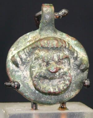 Romain - Mascaron en bronze - 100 / 300 ap. J.-C.