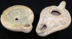 Romain - Lot de 2 lampes à huile - 0 / 400 ap. J.-C.