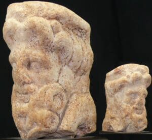 Romain - Tête en marbre - 100 / 300 ap. J.-C.