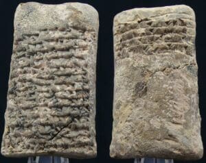 Mésopotamie - Tablette en terre cuite - 3000 / 1000 av. J.-C.