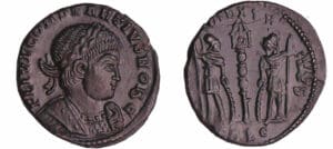 Constantin II - Nummus (Lyon)