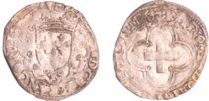 François 1er (1515-1547) - Douzain à la croisette - 1er type - K (Bordeaux)