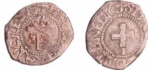 François 1er (1515-1547) - Liard à la croisette - I (Limoges)